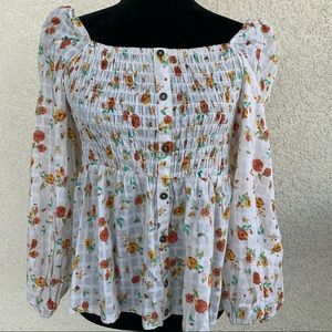 COCO + JAMIESON off the shoulder blouse top